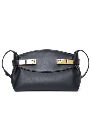 Small pouch Hug Black Calf Leather Bag - Ferragamo - Modalova