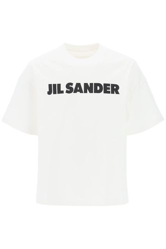 Jil Sander Logo Print Boxy T-shirt - Jil Sander - Modalova