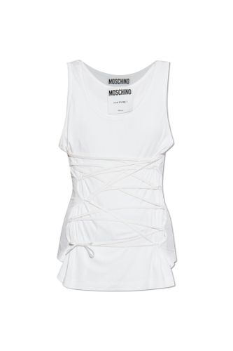 Moschino Top With Drawstrings - Moschino - Modalova