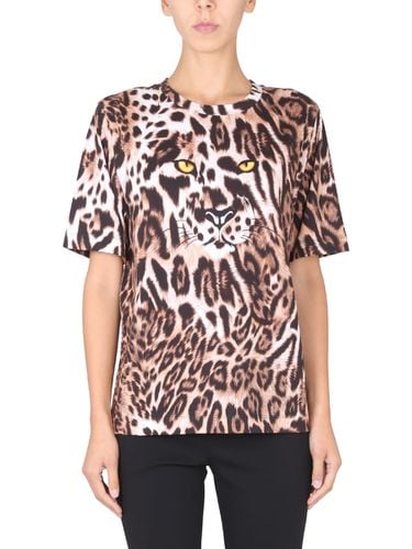 Animal Print T-shirt - Boutique Moschino - Modalova