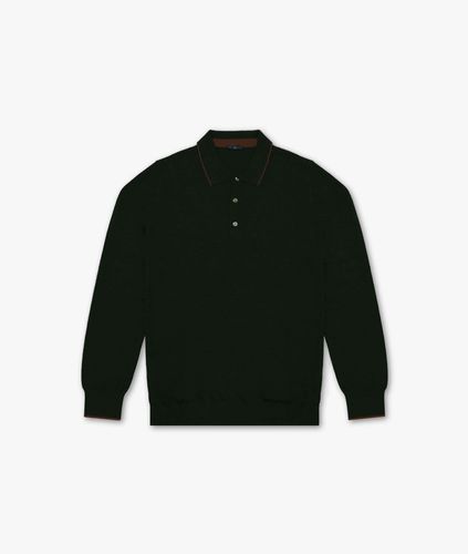 Long Sleeve Polo Shirt Sweater - Larusmiani - Modalova