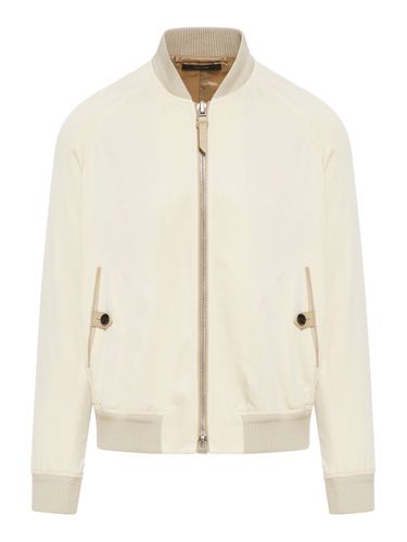 Tom Ford Bomber In Lyocell - Tom Ford - Modalova