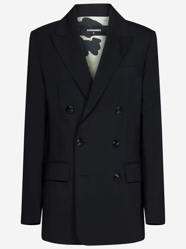 New Yorker Double Breasted Blazer - Dsquared2 - Modalova