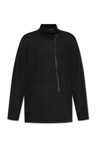 Whipstitch-trim Fine Knit Jumper - Yohji Yamamoto - Modalova