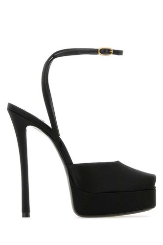 Black Crepe Le Scandal Sandals - Saint Laurent - Modalova