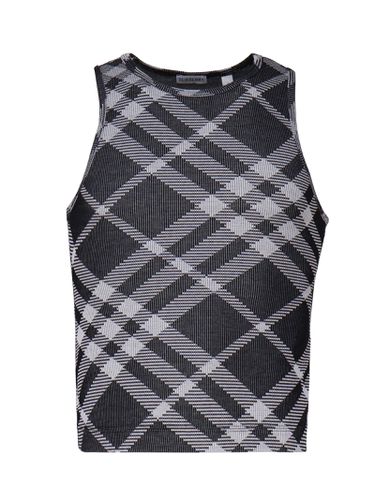 Halter Top In Vintage Check - Burberry - Modalova