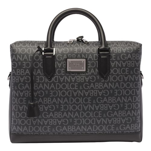 All Over Logo Briefcase - Dolce & Gabbana - Modalova