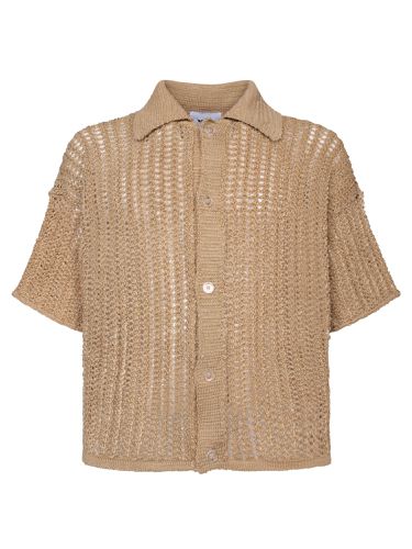 Three Quarter Sleeves Polo Shirt - Bonsai - Modalova