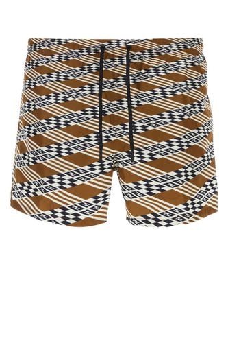 Printed Polyester Swimming Shorts - Fendi - Modalova