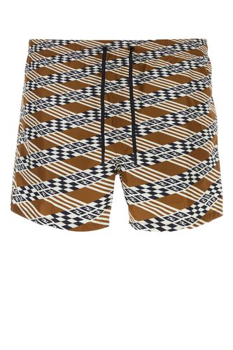 Printed Polyester Swimming Shorts - Fendi - Modalova