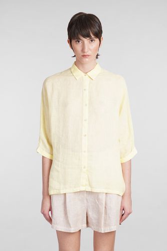 Lino Shirt In Yellow Linen - 120% Lino - Modalova