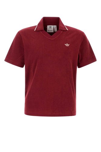 Tiziano Red Terry Fabric Wales Bonner X Adidas Polo Shirt - Adidas Originals by Wales Bonner - Modalova