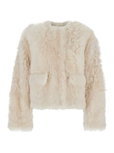 Cropped Neckless Fur In Lambskin Woman - Yves Salomon - Modalova