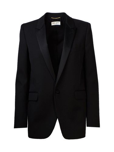 Saint Laurent Tube Tuxedo Jacket - Saint Laurent - Modalova