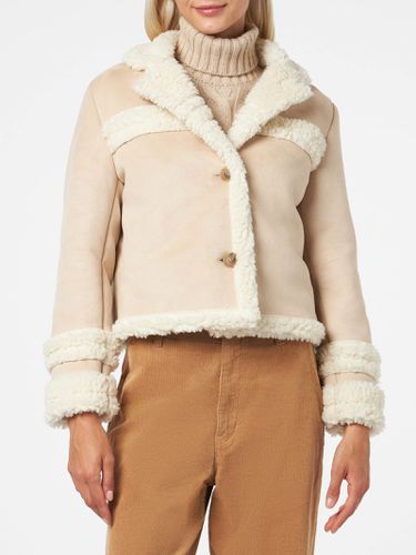 Woman Short Shearling-like Jacket - MC2 Saint Barth - Modalova