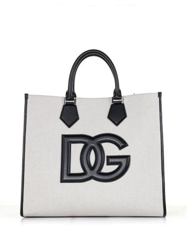 Dolce & Gabbana Canvas Shopping Bag - Dolce & Gabbana - Modalova