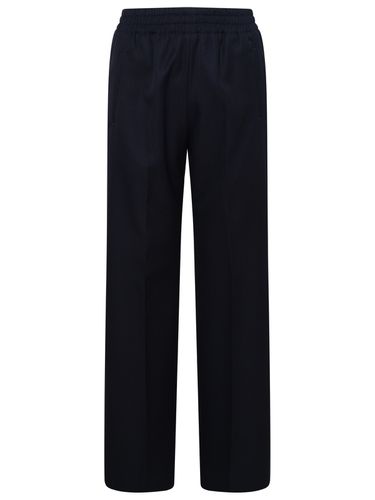 Golden Goose Navy Wool Blend Pants - Golden Goose - Modalova