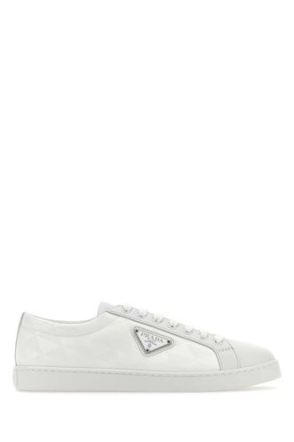 Prada Nylon And Leather Sneakers - Prada - Modalova