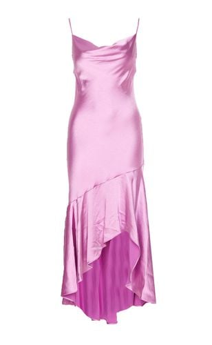 Pinko Satin Long Dress - Pinko - Modalova