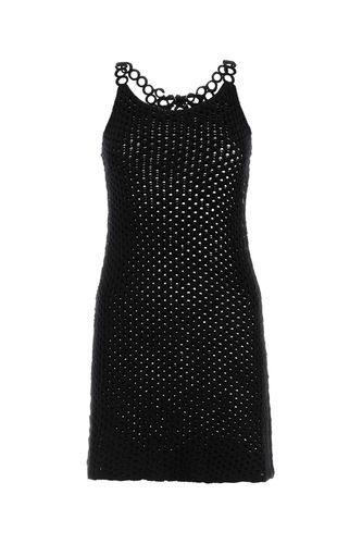 Chloé Black Crochet Mini Dress - Chloé - Modalova
