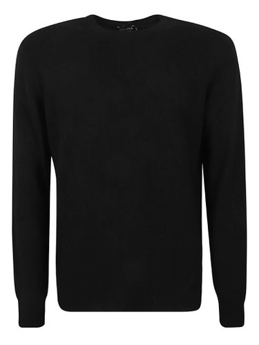 Round Neck Plain Ribbed Sweater - Zegna - Modalova