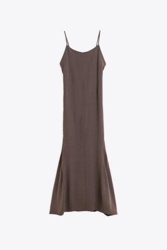 Naiad Dress Chocoalte brown lyocell long dress with flared bottom - Naiad Dress - Our Legacy - Modalova