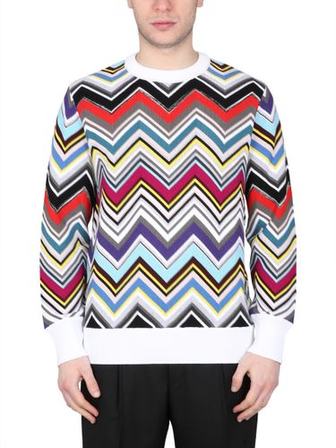 Missoni Wool Crew Neck Sweater - Missoni - Modalova