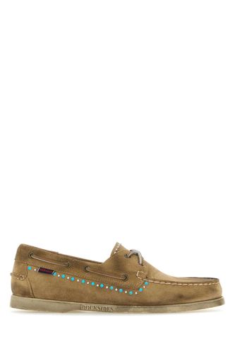 Camel Suede Portland Flesh Out Loafers - Sebago - Modalova