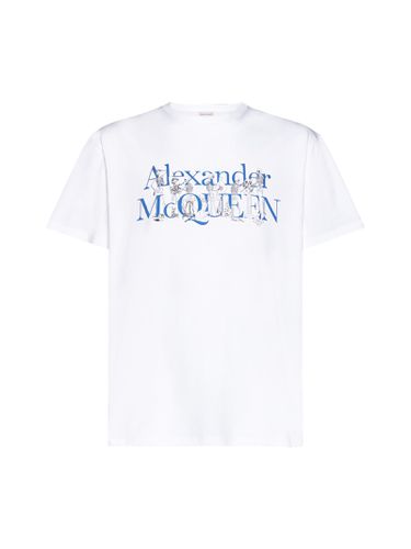 Skeletons Logo T-shirt - Alexander McQueen - Modalova