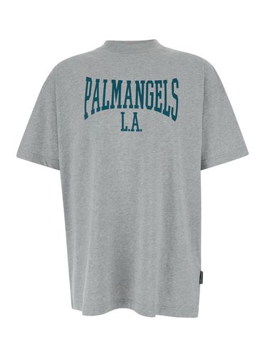 Logo Printed Crewneck T-shirt - Palm Angels - Modalova