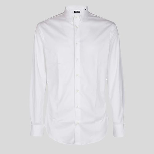 Giorgio Armani White Cotton Shirt - Giorgio Armani - Modalova