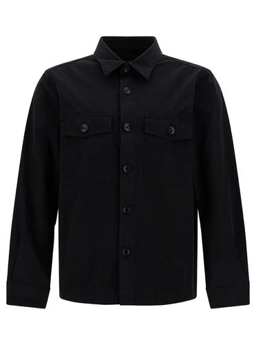 Shirt With Tonal Buttons And Patch Pockets In Cotton Man - Tom Ford - Modalova