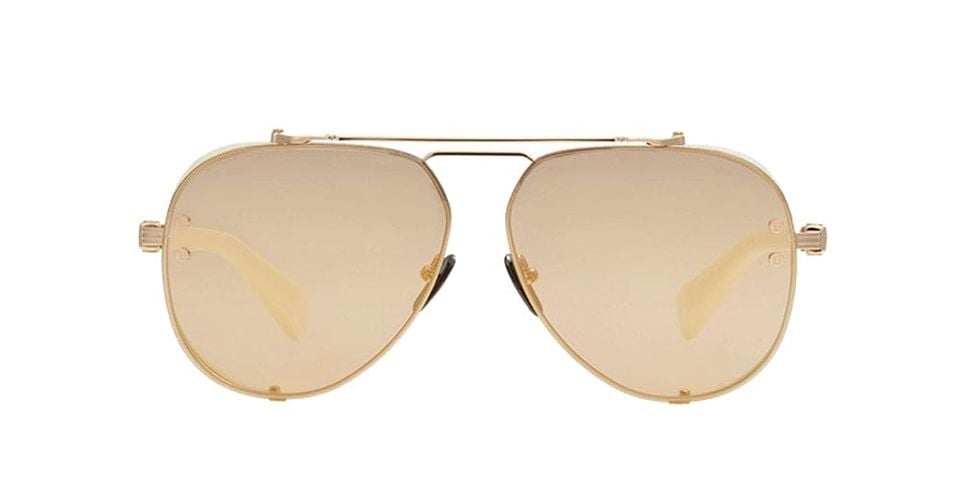 Captaine - Gold/white Sunglasses Sunglasses - Balmain - Modalova