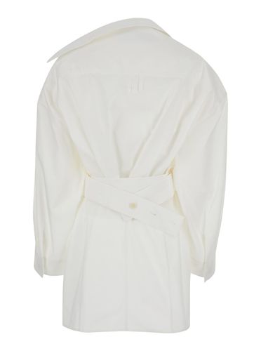 La Mini Robe Chemise Shirt Dress In Cotton Woman - Jacquemus - Modalova