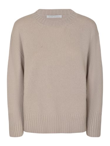 Slim Fit Rib Trim Knit Sweater - Oliver Lattughi - Modalova