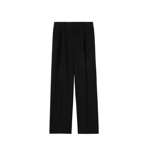 Burberry Wool Pants - Burberry - Modalova