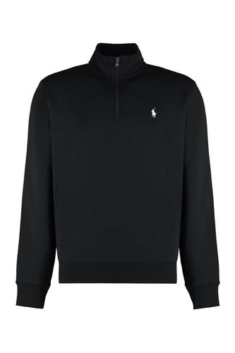 Ribbed Edge Half Zipped Jumper - Polo Ralph Lauren - Modalova