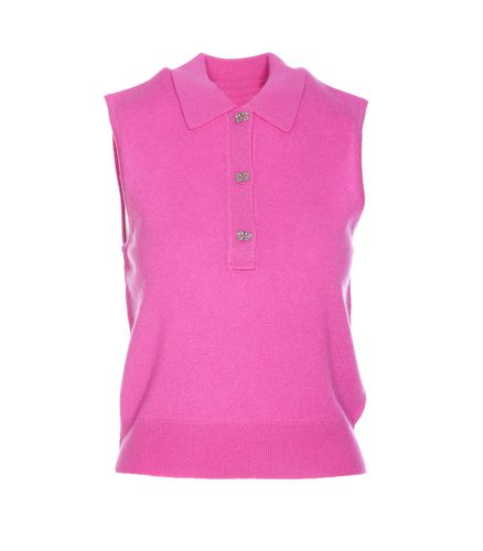 Ganni Cashmere Polo Vest - Ganni - Modalova