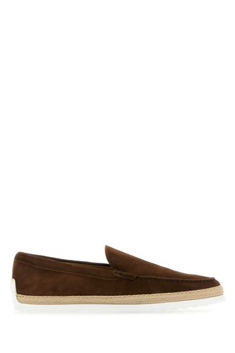 Tod's Chocolate Suede Loafers - Tod's - Modalova