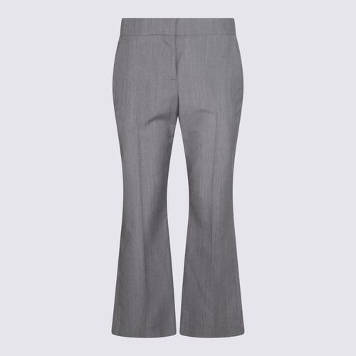 Alexander McQueen Grey Wool Pants - Alexander McQueen - Modalova