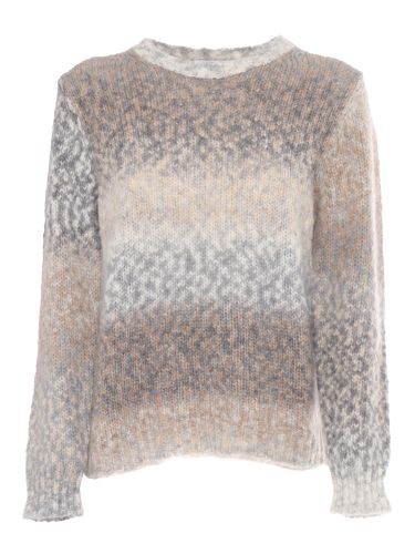 Regular Fit Printed Crewneck Sweater - Kangra - Modalova