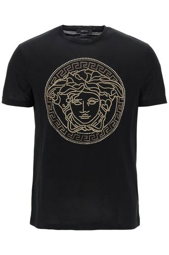 Versace Black medusa T-shirt - Versace - Modalova
