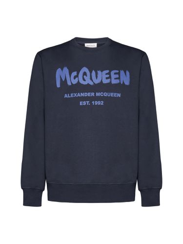 Cotton Logo Sweatshirt - Alexander McQueen - Modalova