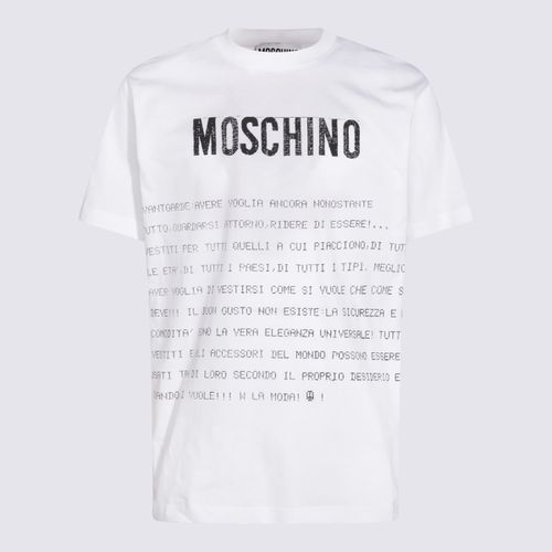 Moschino White Cotton T-shirt - Moschino - Modalova