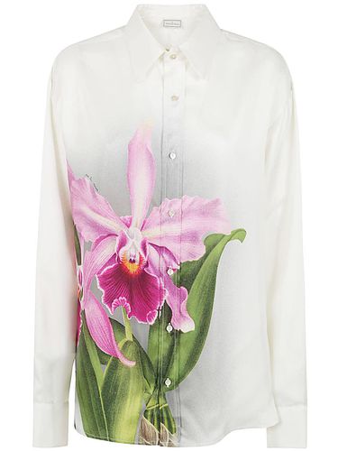 Printed Silk Twill Shirt - Pierre-Louis Mascia - Modalova