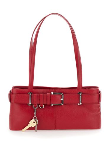 Brocle Shoulder Bag With Belt And Pendant Key Details In Leather Woman - OSOI - Modalova