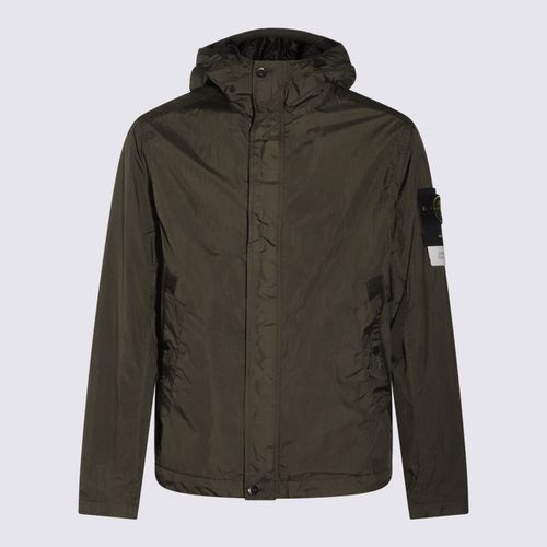 Dark Green Casual Jacket - Stone Island - Modalova