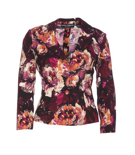 Dolce & Gabbana Peony Print Jacket - Dolce & Gabbana - Modalova