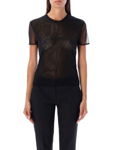 Blumarine Black Nylon T-shirt - Blumarine - Modalova