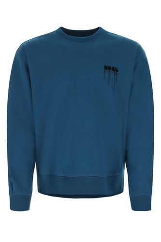 Blue Cotton Blend Sweatshirt - Ader Error - Modalova